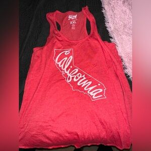 Racerback “California” tank